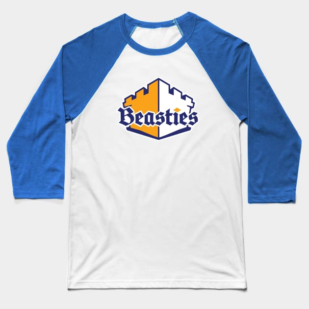 Beasties vs White Castle Mashup Baseball T-Shirt by Fresh Fly Threads